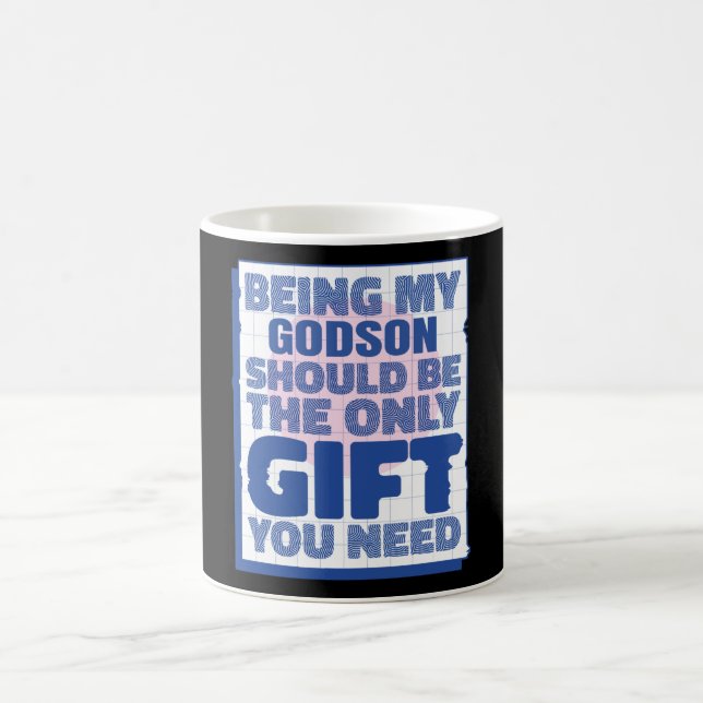 Mug Funny Meilleur poison pour Godson Birthday Christm (Centre)