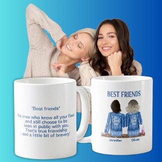Mug Funny Meilleurs Amis Personnalisé