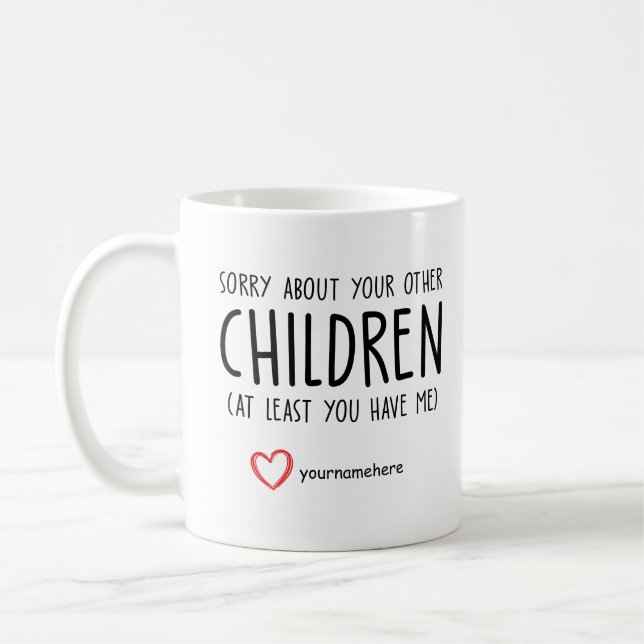 Mug Funny Mères jour Cadeau Maman Anniversaire Café Mu (Gauche)