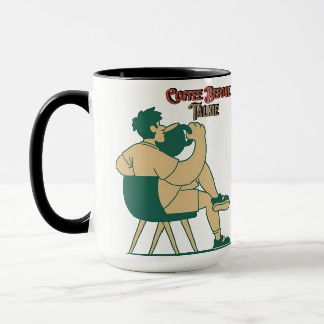 Mug Funny Morning Coffee Cup pour les amateurs de café (Gauche)