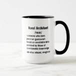 Mug Funny Naval Architect Définition cadeaux<br><div class="desc">Idées cadeaux uniques pour les architectes navals : Explorez une variété de cadeaux réfléchis pour les architectes navals, adaptés aux hommes et aux femmes. Des idées de cadeaux amusantes et pratiques aux objets qui célèbrent leur passion pour la faune, ces sélections honorent le dévouement et l'expertise de ceux qui jouent...</div>