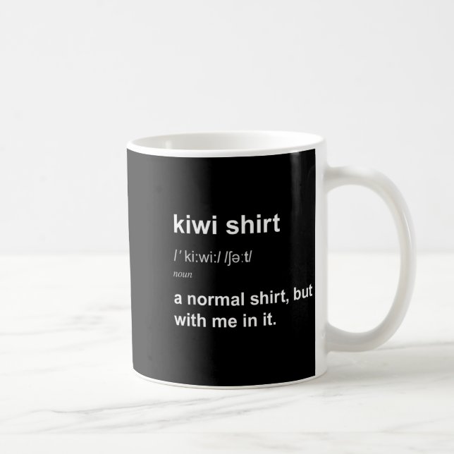 Mug Funny New Zealand For Men Women Kiwi Gift Humour  (Droite)