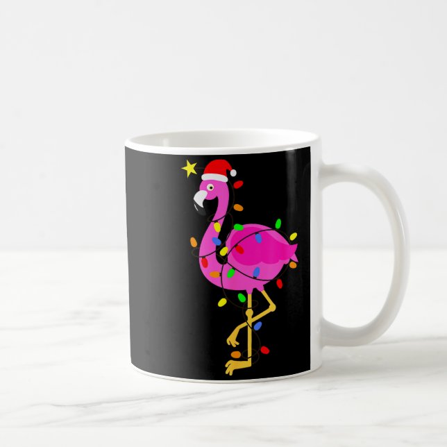 Mug Funny Nk Flamingo In Santa Hat Christmas In July M (Droite)