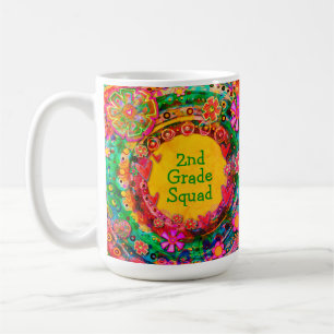 Mug Funny Nom de l'enseignant Classe Squad personnalis
