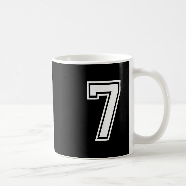 Mug Funny Number 7 67 Meme Costume Matching Group Hall (Droite)