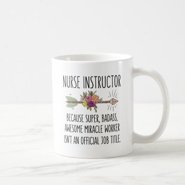 Mug Funny Nurse Nursing Instructeur Teacher Venin Idea (Droite)