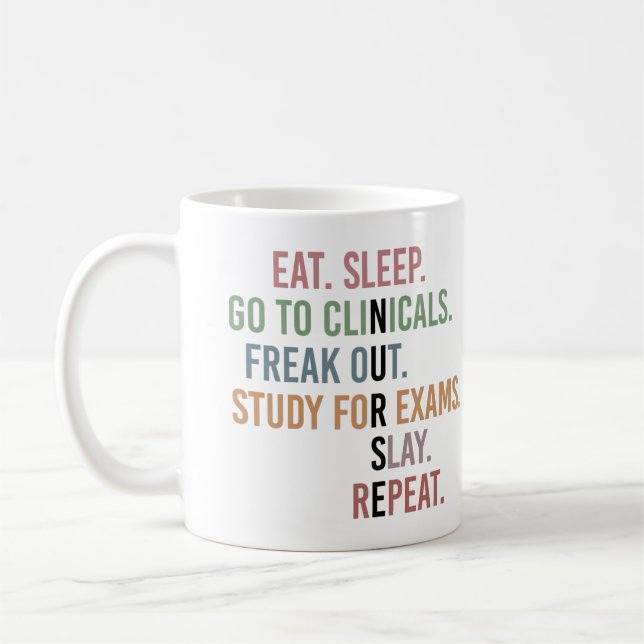 Mug Funny Nurse School Student Future Nurse Cadfts (Gauche)