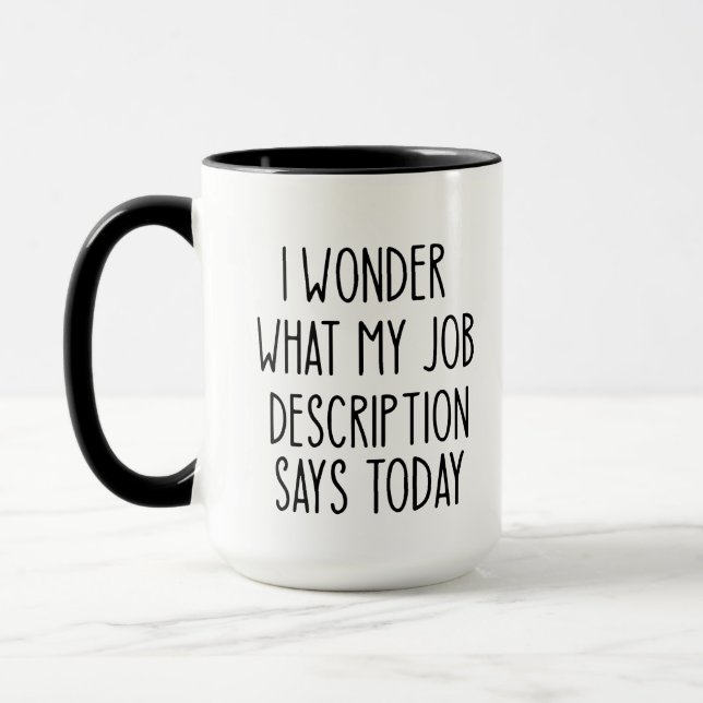 Mug Funny Office Coworker Funny Cadeau (Gauche)