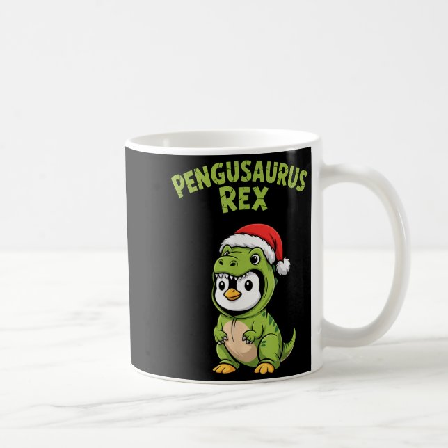 Mug Funny Penguin T-rex Costume Christmas Kids Boys  (Droite)