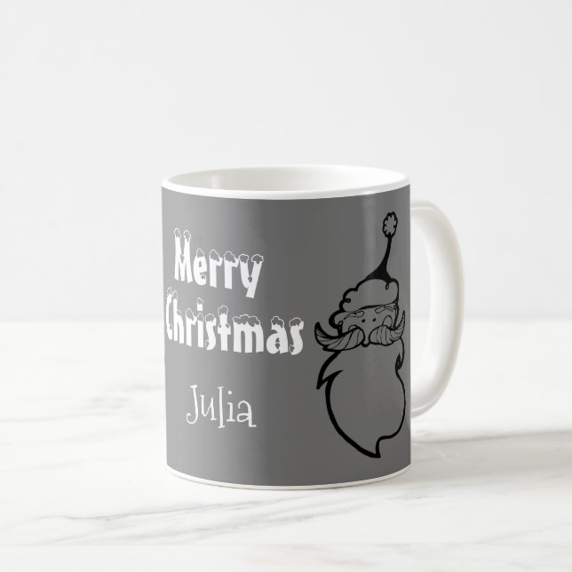 Mug Funny Père Noël Cookies Whimsical Magique Neige No (Devant droit)