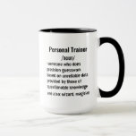 Mug Funny Personal Trainer Définition cadeaux<br><div class="desc">Idées cadeaux uniques pour les formateurs personnels : Explorez une variété de cadeaux réfléchis pour les formateurs personnels, convenant à la fois aux hommes et aux femmes. Des idées cadeaux amusantes et pratiques aux objets qui célèbrent leur passion pour la faune, ces sélections honorent le dévouement et l'expertise de ceux...</div>