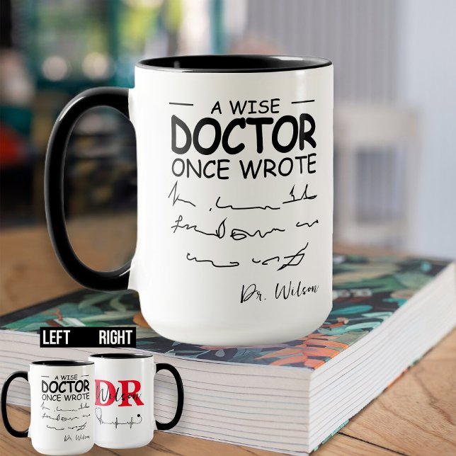 Mug Funny Personalized Doctor drôle docteur disant (Créateur téléchargé)