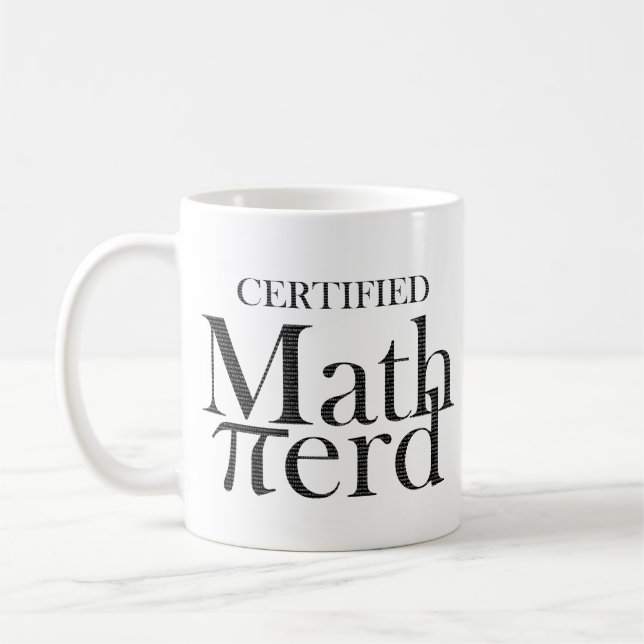 Mug Funny Pi Symbole Math Geek Nerd STEM Enseignant (Gauche)