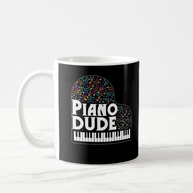 Mug Funny Piano Player Men Classical Music Lover (Gauche)