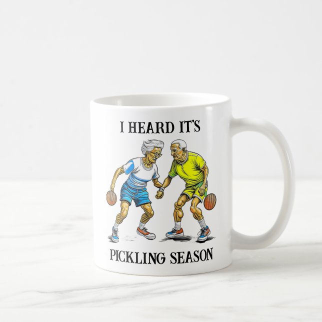 Mug Funny Pickleball Pun | Saison de prélèvement (Droite)