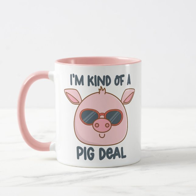 Mug Funny Pig Pun (Gauche)