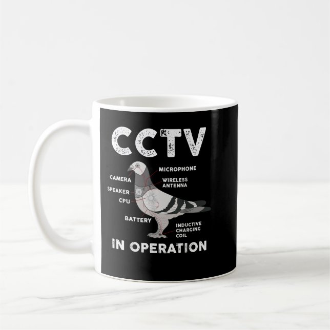 Mug Funny Pigeon (Gauche)