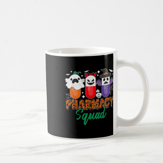 Mug Funny Pills Pharmacy Cute Halloween Pharmacy Squ (Droite)