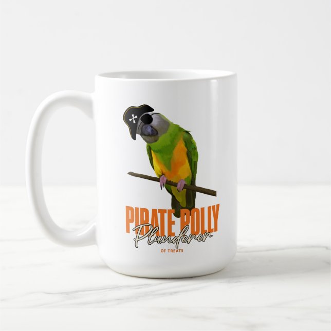 Mug Funny Pirate Sénégal Parrot Animaux de compagnie (Gauche)