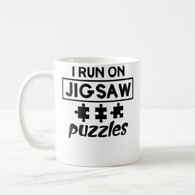 Mug Funny Puzzle Lover (Gauche)