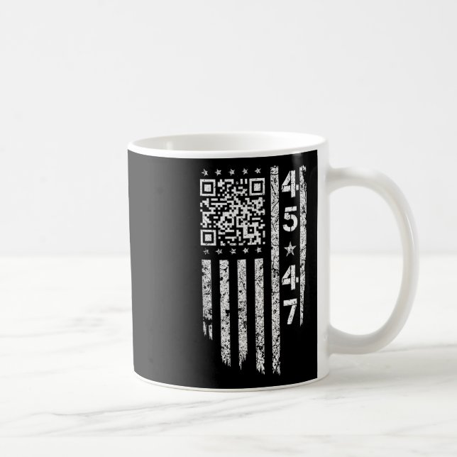 Mug Funny Qr He's Ck Président Trump Code (Droite)
