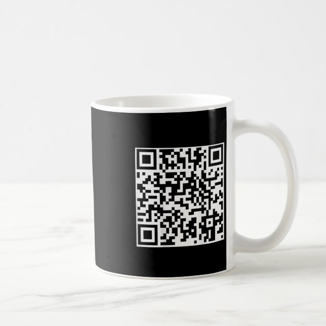 Mug Funny Qr President Trump Dance Code (sur le dos) (Droite)