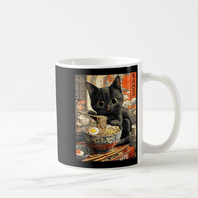 Mug Funny Ramen Cat Noodle Lovers Anime Otaku  (Droite)