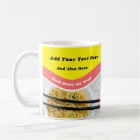 Funny Ramen Noodles Paquet Message personnalisé