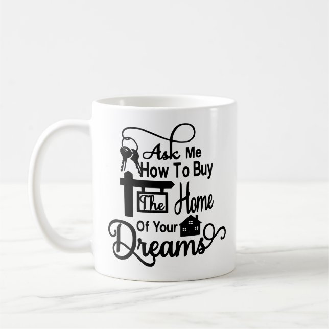 Mug Funny Real Estate Agent House Broker Realtor Don (Gauche)