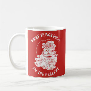 Mug Funny Red Santa Clause Noël Festive