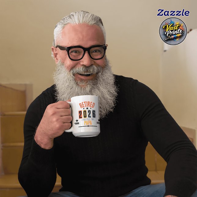 Mug Funny Retirement Personalised Retro Retired (Funny Retirement Personalised Retro Retired Coffee Mug)