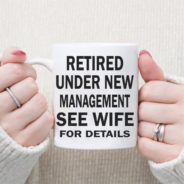 Mug Funny Retraité Papa Anniversaire Retro Café (Funny Retired Dad Birthday Retro Coffee Mug)