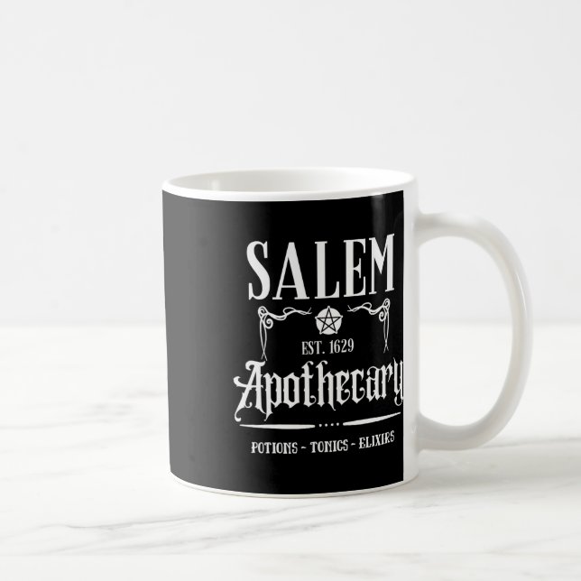 Mug Funny Salem sorcière Machusetts appothécaire Hallo (Droite)