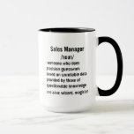Mug Funny Sales Manager Définition cadeaux pour hommes<br><div class="desc">Idées cadeaux uniques pour les directeurs de ventes : Explorez une variété de cadeaux réfléchis pour les directeurs de ventes, convenant à la fois aux hommes et aux femmes. Des idées de cadeaux amusantes et pratiques aux objets qui célèbrent leur passion pour la faune, ces sélections honorent le dévouement et...</div>