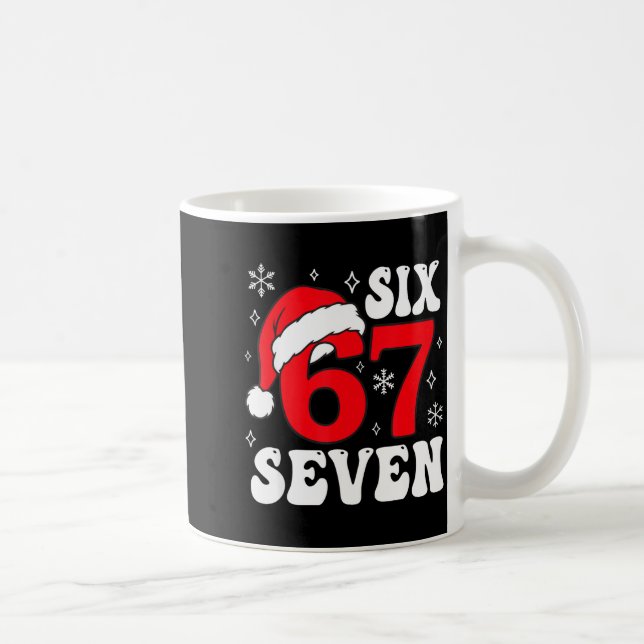 Mug Funny Saying Six Seven Christmas 67 Meme Xmas Boys (Droite)