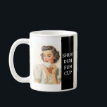 Mug Funny Says rétro Sarcasme<br><div class="desc">Cette conception a été créée par art numérique. Elle peut être personnalisée dans la zone fournir ou customiser en choisissant le clic pour customiser une autre option et en changeant le nom, les initiales ou les mots. Vous pouvez également modifier la couleur et le style du texte ou supprimer le...</div>