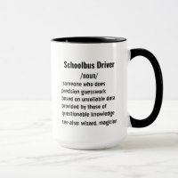 Funny Schoolbus Driver Définition cadeaux