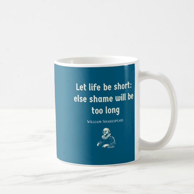 Mug Funny Shakespeare Quote Theater English Literature (Droite)