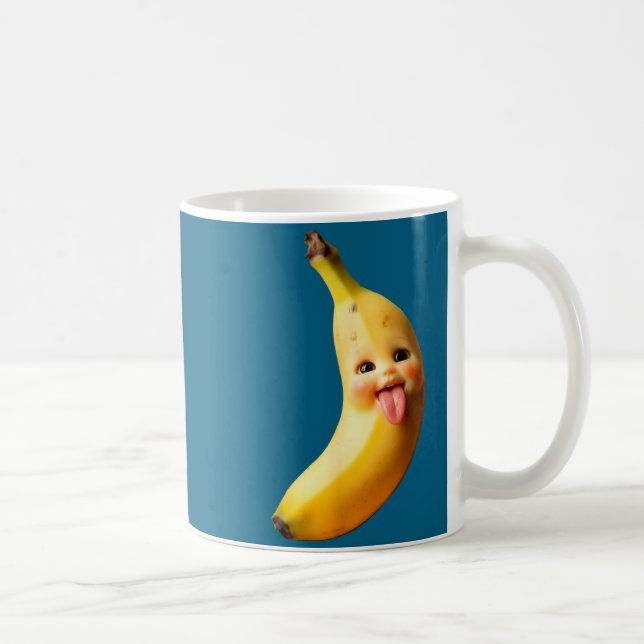 Mug Funny Silly Ai Banana Gen Z Meme Brainrot Humor To (Droite)