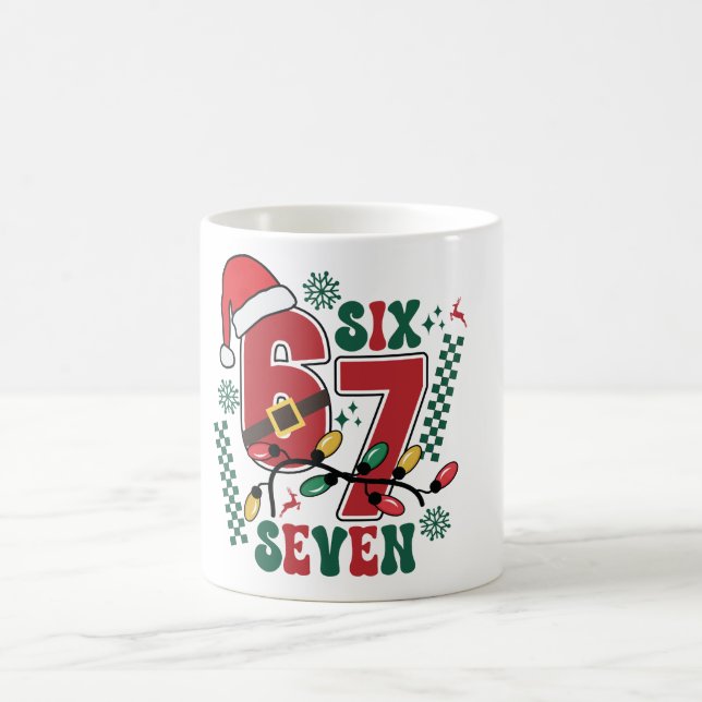 Mug Funny Six Seven 67 6 7 Meme Fun Christmas Gift (Centre)