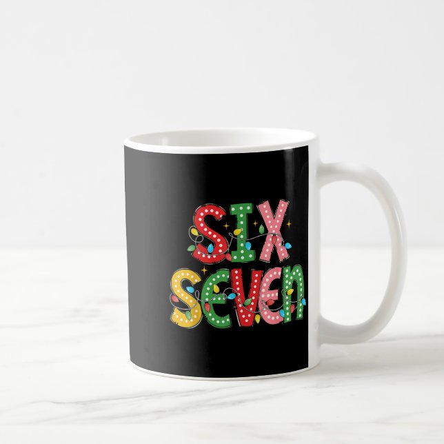 Mug Funny Six Seven 67 Christmas Teacher Meme For Men  (Droite)