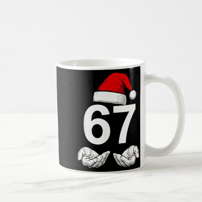 Mug Funny Six Seven 6 7 Meme Gen Alpha Slang Christmas (Droite)