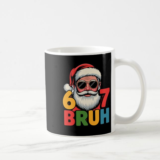 Mug Funny Six Seven 6 7 Meme Santa Christmas Men Boys  (Droite)