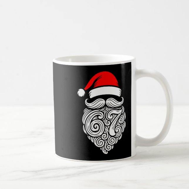 Mug Funny Six Seven 6 7 Meme Santa Christmas Shirt Men (Droite)