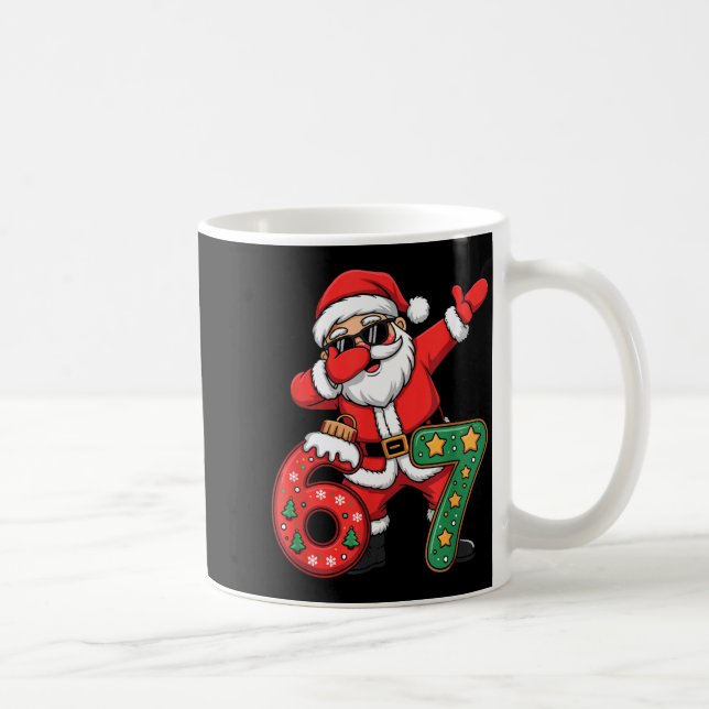Mug Funny Six Seven 6 7 Meme Santa Dab Christmas Dabbi (Droite)