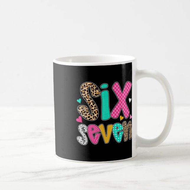 Mug Funny Six Seven 6 7 Meme Teacher Design For Men Wo (Droite)