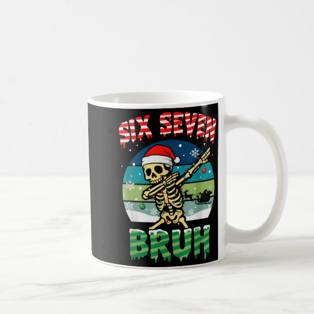 Mug Funny Six Seven Bruh 67 Christmas Holiday Women Ki (Droite)