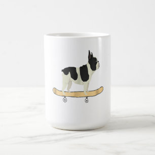 Mug Funny Skateboard Français Bulldog Puppy Cadeau