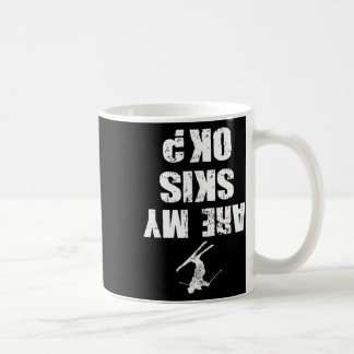 Mug Funny Ski Tee Détresse Ski Hiver Sports Ski
