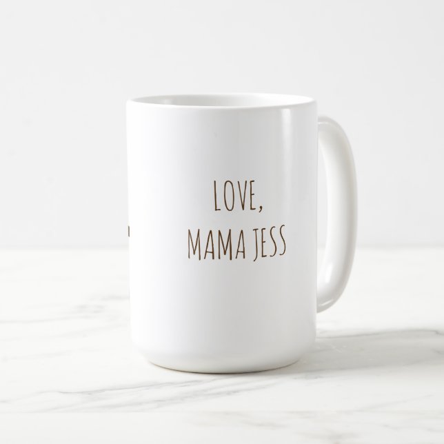 Mug Funny Sloth Maman "Nap Like a Sloth" Mignonne Mama (Devant droit)